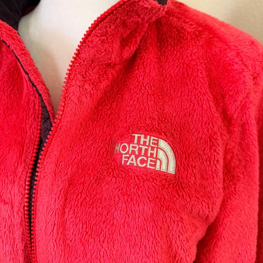 The North Face Womens Osito Jacket Dark Pink Fleece Size M Gorpcore Athleisure - Picture 3 of 10